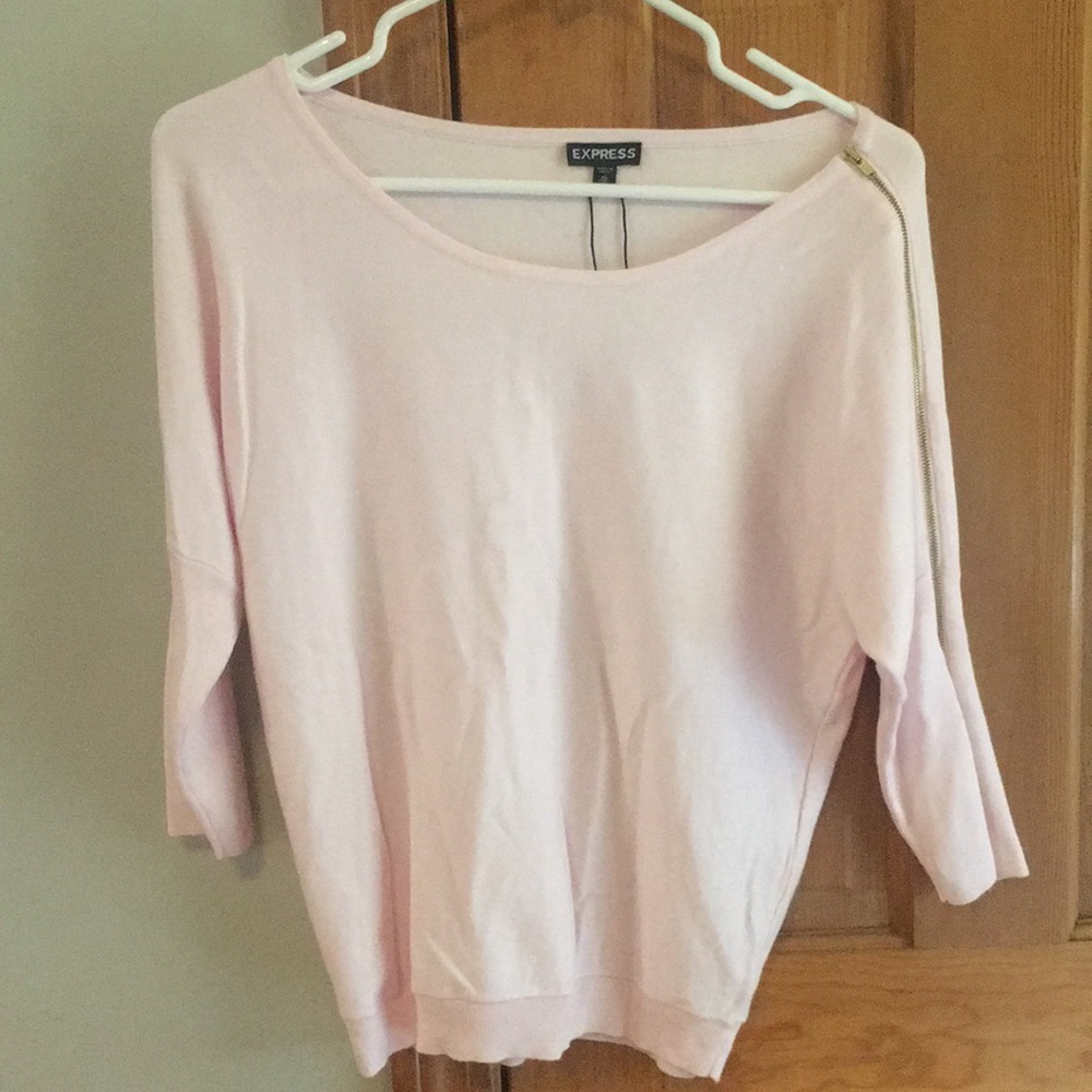 Express Light Pink Sweater